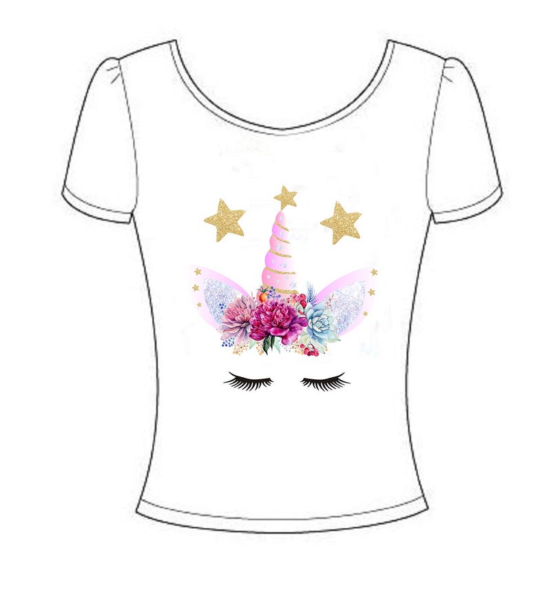 Easu Unicorn Iron-On Transfer Iron Patches Rainbow Iron On Patches Mermaid Patches Eco-Friendly Material Set of 21 for DIY Decorative - Image 4